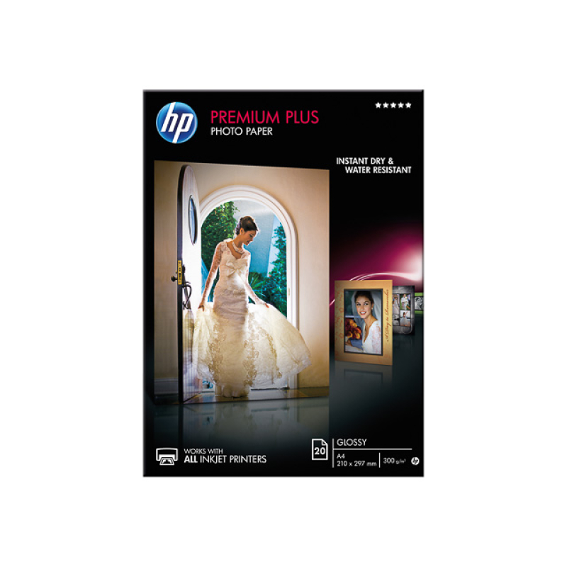 HP FOTOPAPIER A4 300GR 20 VEL (CR672A)