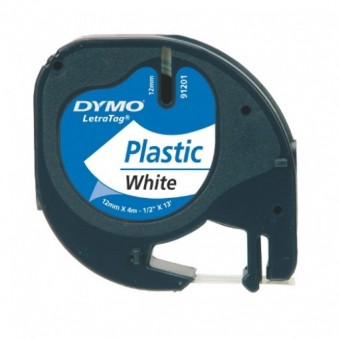 DYMO LETRATAG TAPE PLASTIC WIT