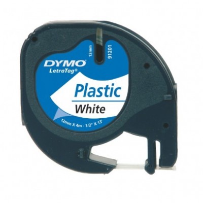 DYMO LETRATAG TAPE PLASTIC WIT