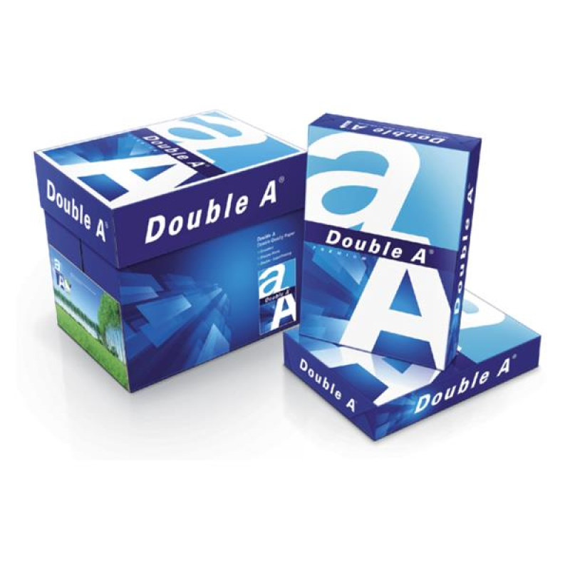 DOUBLE A PAPIER A4 80GR WIT  1 DOOS = 5 pakken van 500 vel