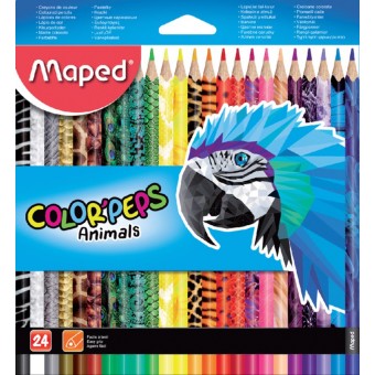 MAPED COLORPEPS KLEURPOTLODEN 24ST