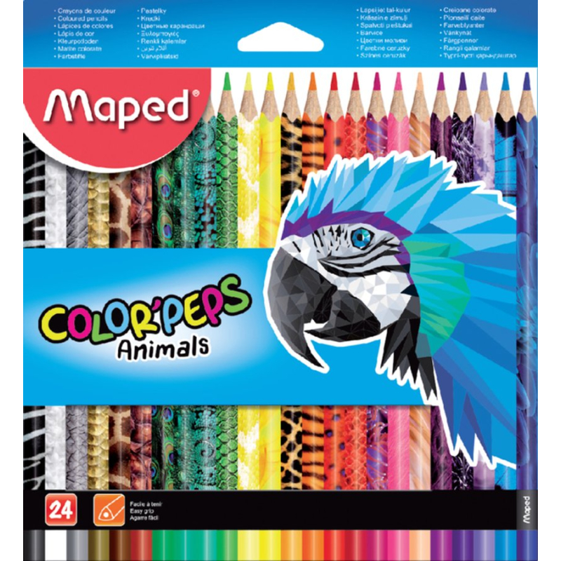 MAPED COLORPEPS KLEURPOTLODEN 24ST