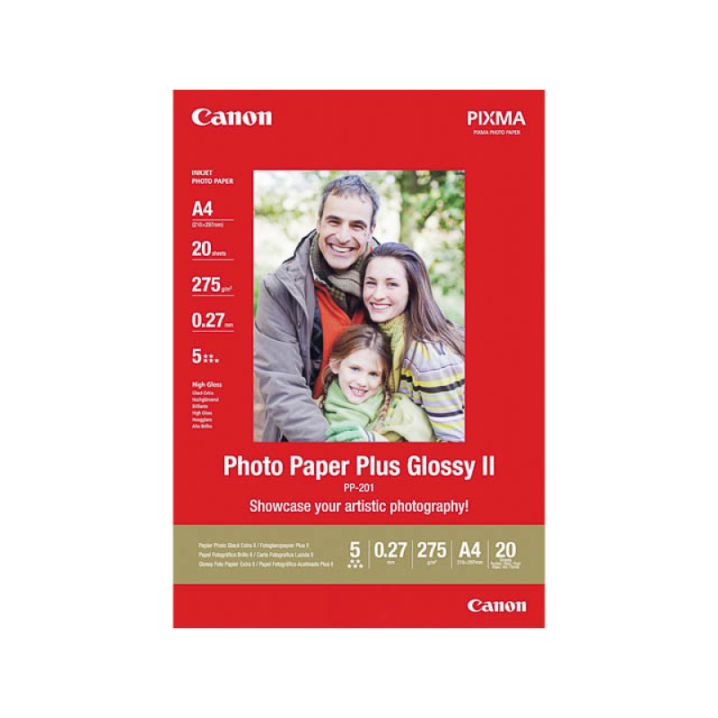 CANON FOTOPAPIER A4 275GR 20 VEL (PP-201)