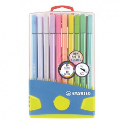 STABILO PEN 68 PASTELPARADE 20ST