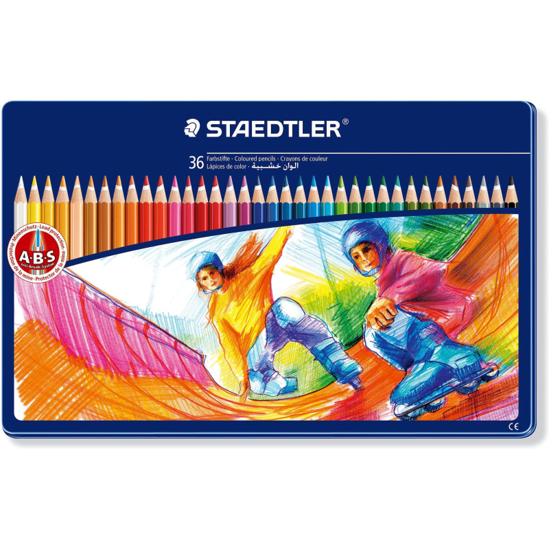 STAEDTLER KLEURPOTLODEN 36ST