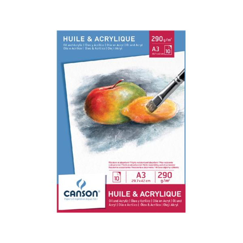 CANSON OIL AND ACRYLIC A3