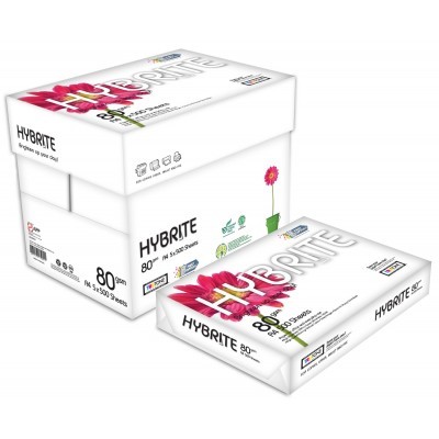 HYBRITE A4 80GR WIT 5 pakken van 500 vel HYBRITE A4 80GR WIT 5 pakken van 500 vel
