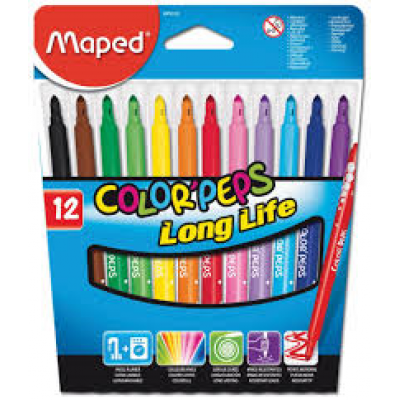 MAPED COLORPEPS LONGLIFE 12ST