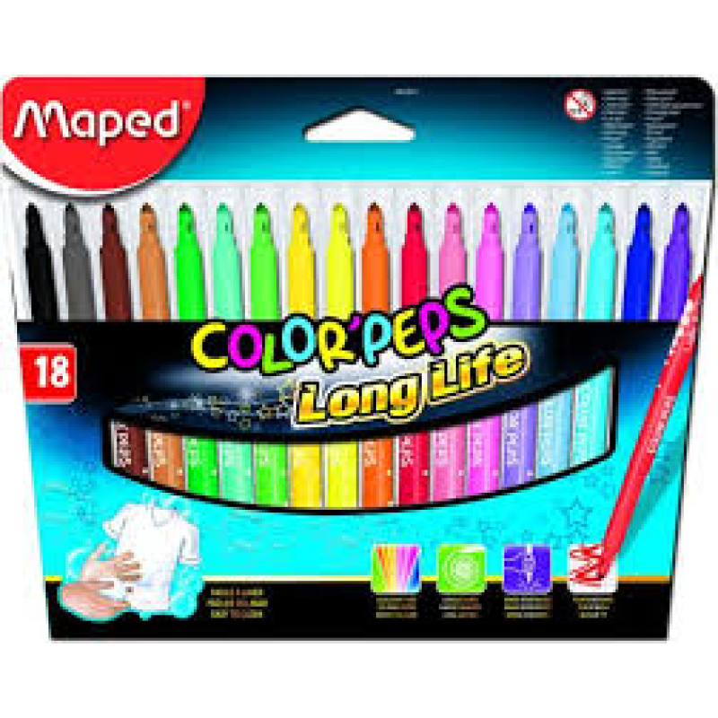 MAPED COLORPEPS LONGLIFE 18ST