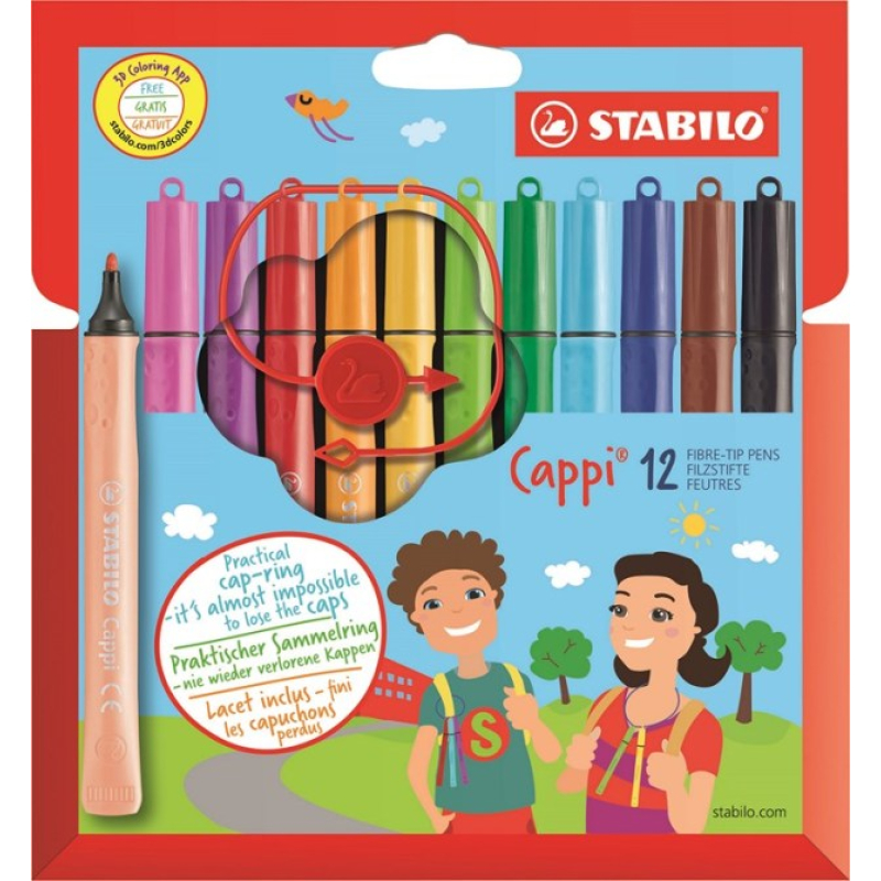 STABILO CAPPI 12ST