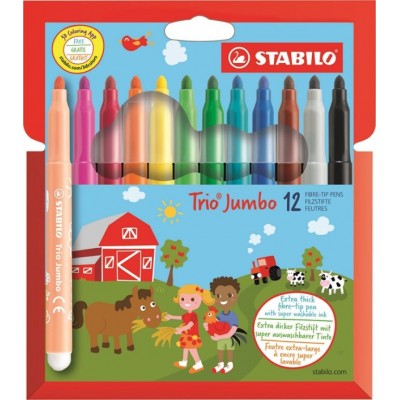 STABILO TRIO JUMBO 12ST