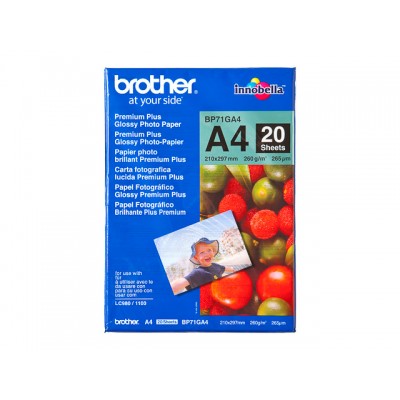 BROTHER FOTOPAPIER A4 260GR 20 VEL (BP71GA4)