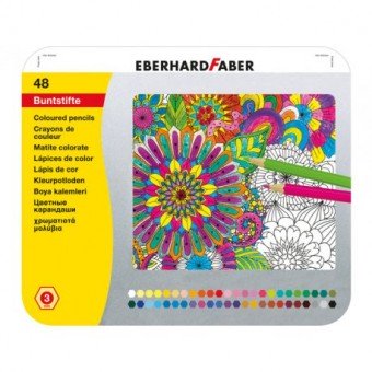 EBERHARD FABER KLEURPOTLODEN 48 ST