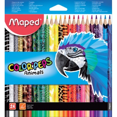 MAPED COLORPEPS KLEURPOTLODEN 24ST