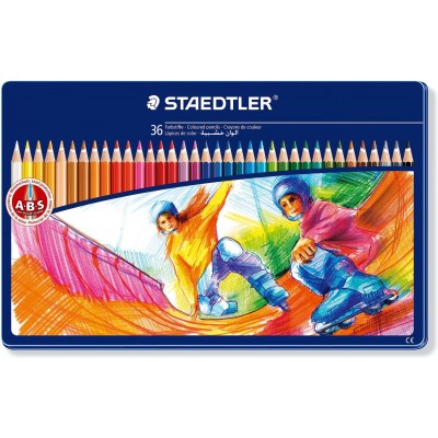 STAEDTLER KLEURPOTLODEN 36ST