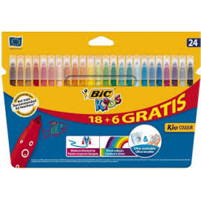 BIC KIDS COULEUR 18+6