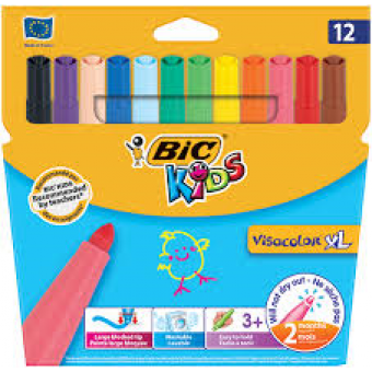 BIC KIDS VISACOLOR XL 12ST